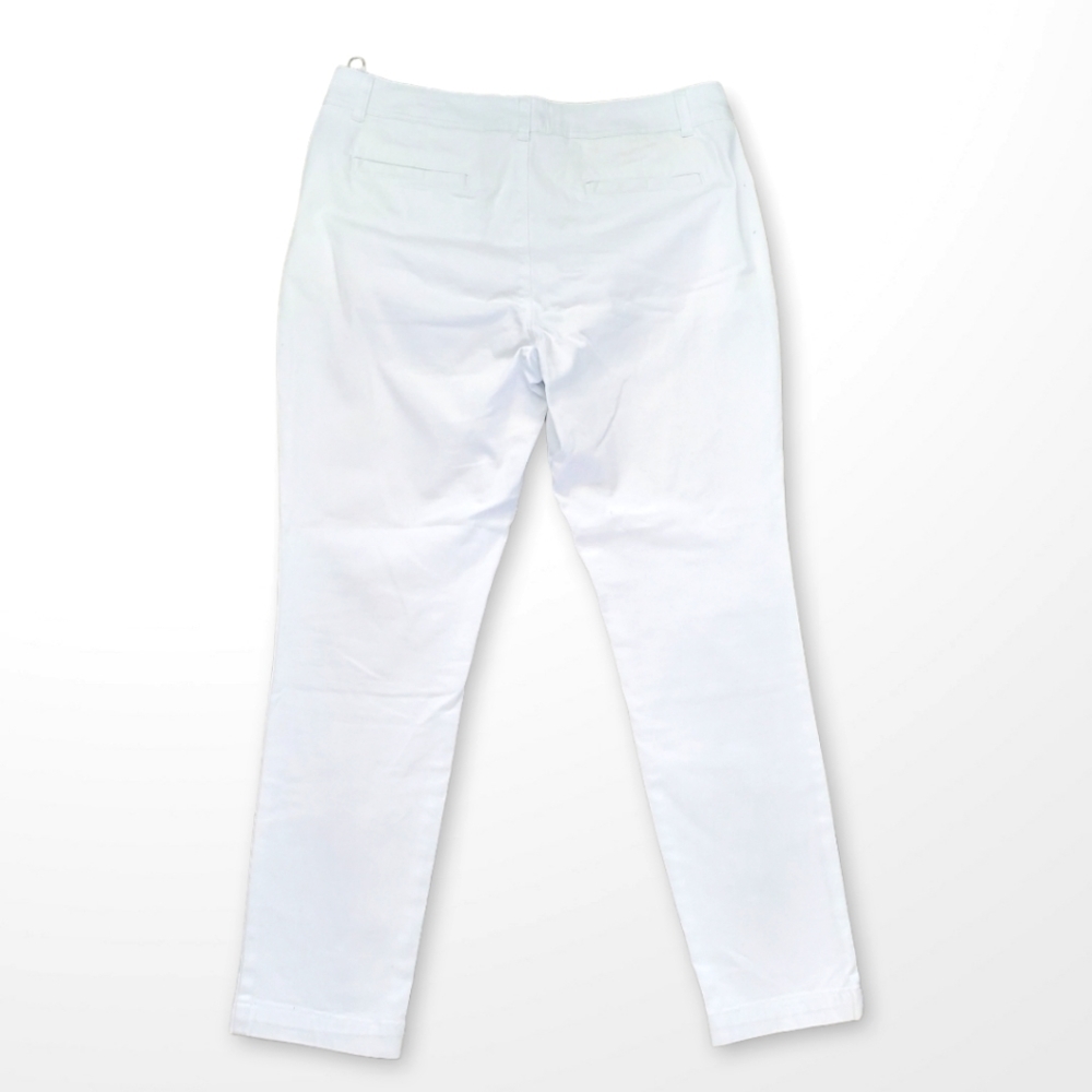 Caslon Stretch Cotton Chino Pants Size 12 - Picture 4 of 11